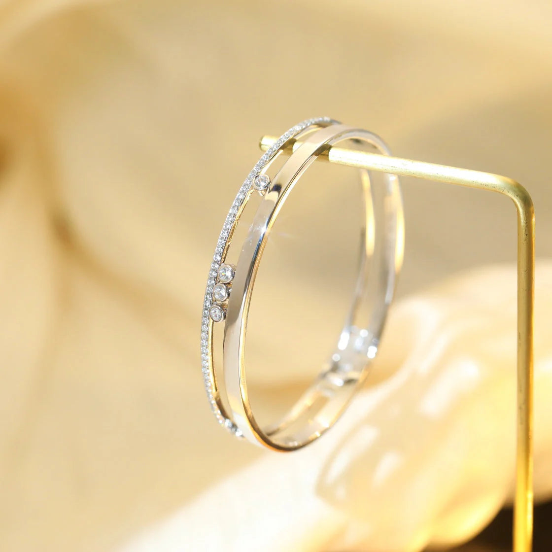 [CiCi]Move Romane Diamond Bangle Bracelet