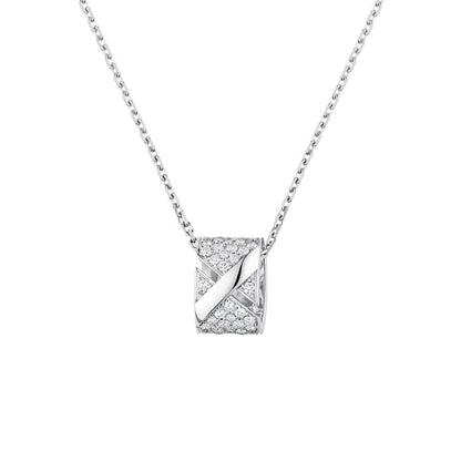 [CiCi]LIENS EVIDENCE DIAMOND PAVED NECKLACE