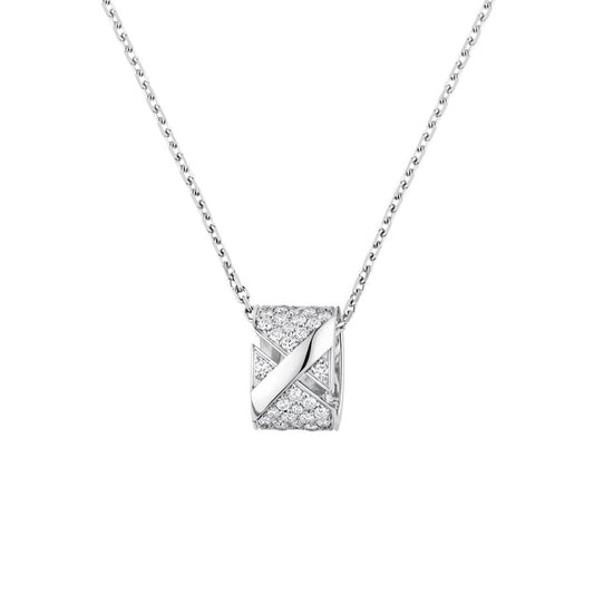[CiCi]LIENS EVIDENCE DIAMOND PAVED NECKLACE