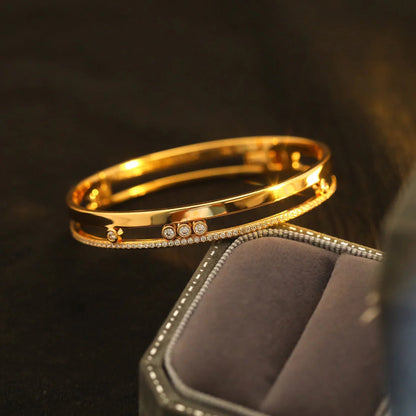 [CiCi]Move Romane Diamond Bangle Bracelet