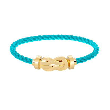 [CiCi]CHANCE LARGE 8 FIGURE BUCKLE NO DIAMOND BRACELET GOLD