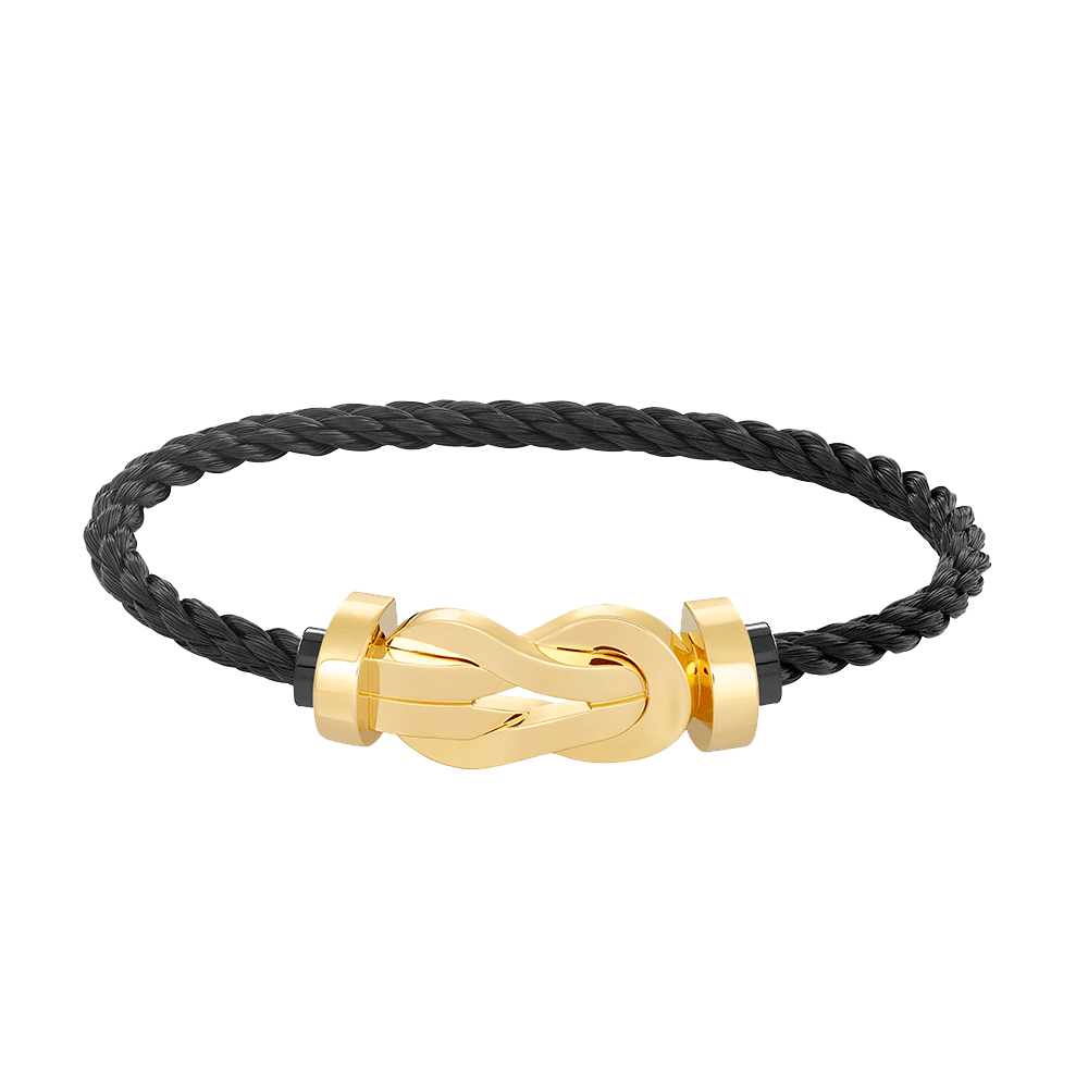 [CiCi]CHANCE LARGE 8 FIGURE BUCKLE NO DIAMOND BRACELET GOLD