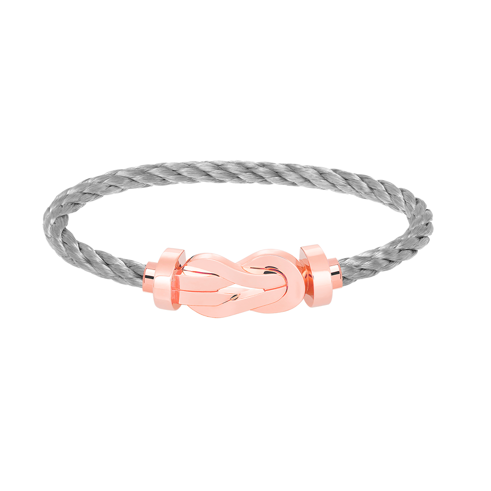 [CiCi]CHANCE LARGE 8 FIGURE BUCKLE NO DIAMOND BRACELET ROSE GOLD