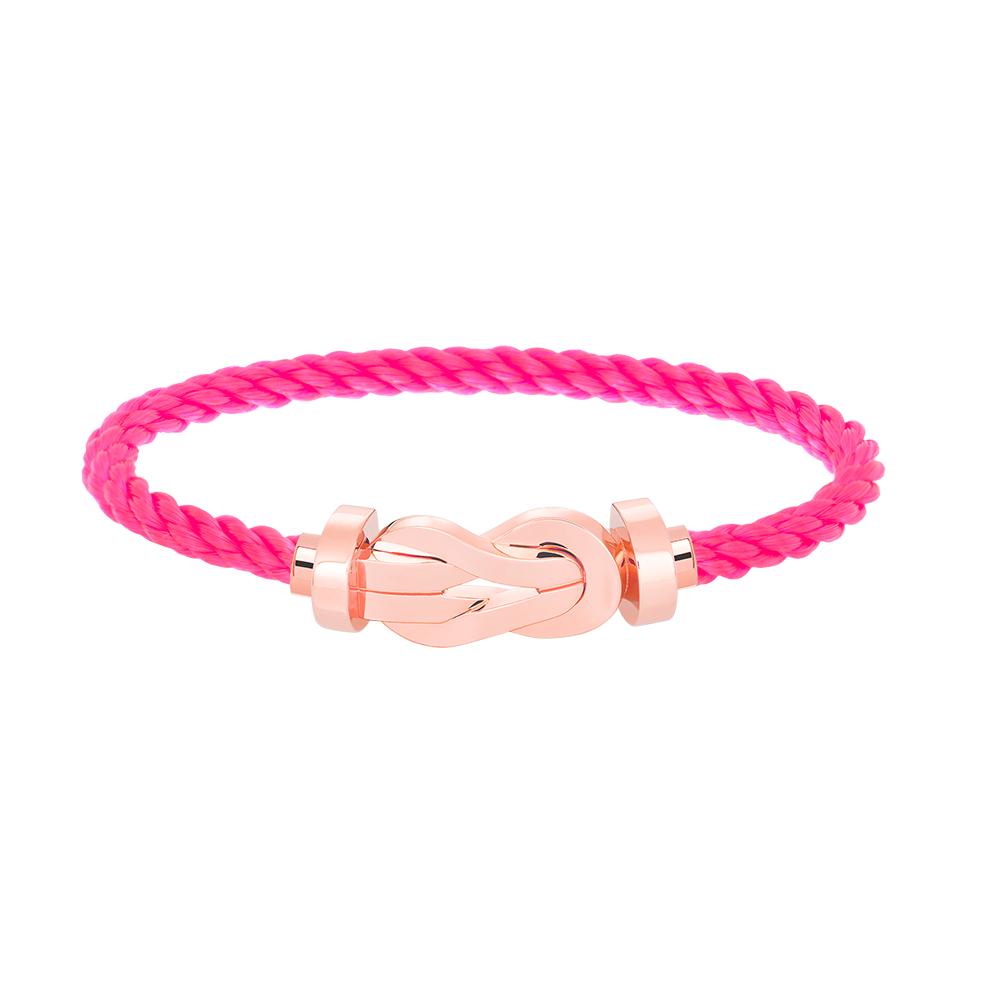 [CiCi]CHANCE LARGE 8 FIGURE BUCKLE NO DIAMOND BRACELET ROSE GOLD