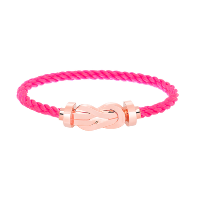 [CiCi]CHANCE LARGE 8 FIGURE BUCKLE NO DIAMOND BRACELET ROSE GOLD