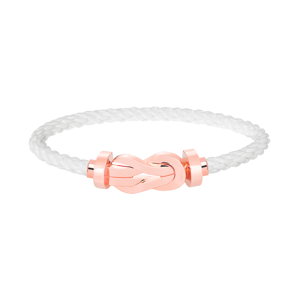 [CiCi]CHANCE LARGE 8 FIGURE BUCKLE NO DIAMOND BRACELET ROSE GOLD