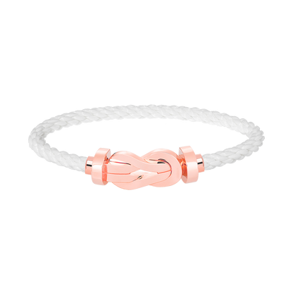 [CiCi]CHANCE LARGE 8 FIGURE BUCKLE NO DIAMOND BRACELET ROSE GOLD