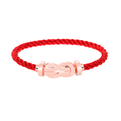 [CiCi]CHANCE LARGE 8 FIGURE BUCKLE NO DIAMOND BRACELET ROSE GOLD