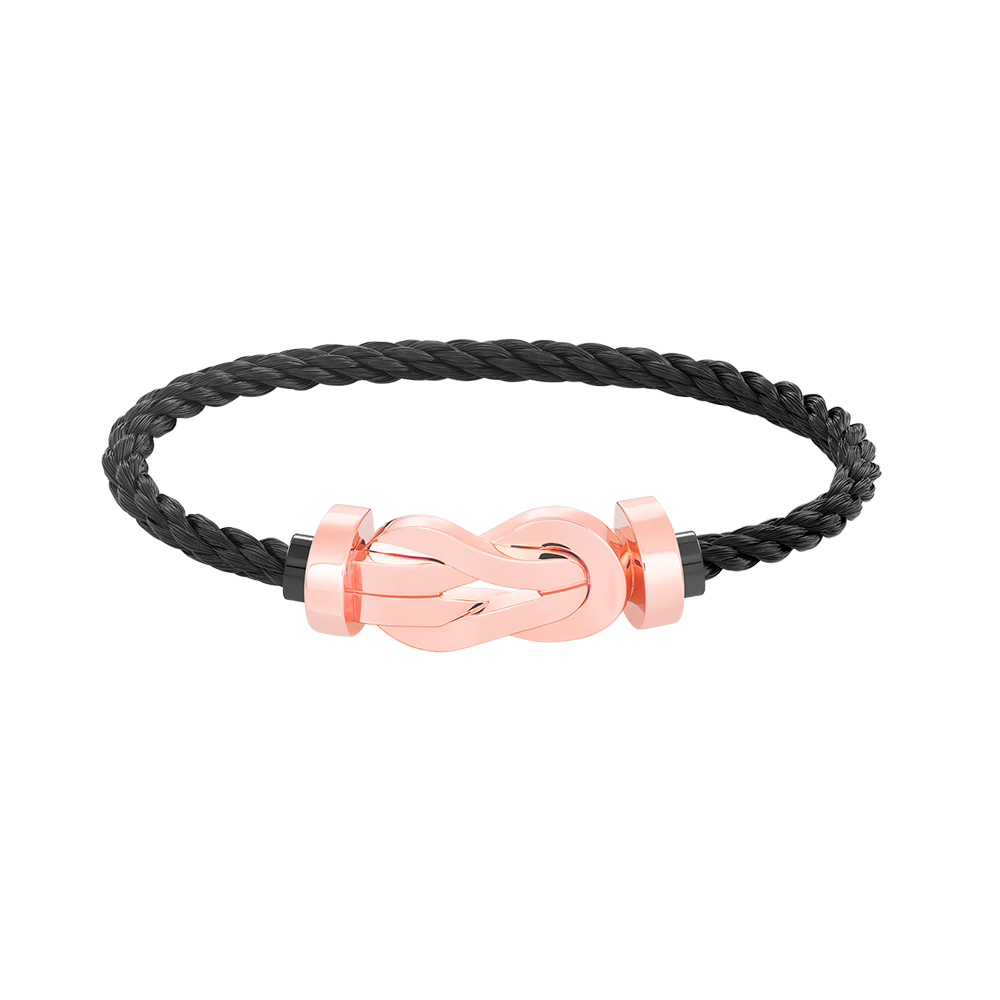 [CiCi]CHANCE LARGE 8 FIGURE BUCKLE NO DIAMOND BRACELET ROSE GOLD