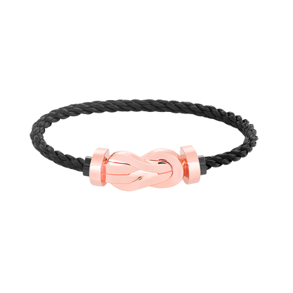 [CiCi]CHANCE LARGE 8 FIGURE BUCKLE NO DIAMOND BRACELET ROSE GOLD