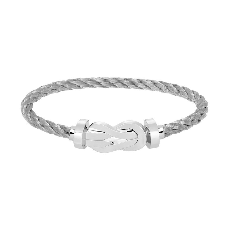 [CiCi]CHANCE LARGE 8 FIGURE BUCKLE NO DIAMOND BRACELET SILVER