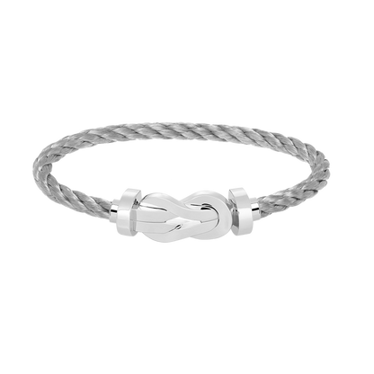 [CiCi]CHANCE LARGE 8 FIGURE BUCKLE NO DIAMOND BRACELET SILVER
