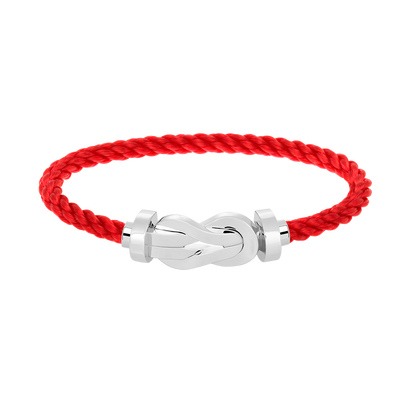 [CiCi]CHANCE LARGE 8 FIGURE BUCKLE NO DIAMOND BRACELET SILVER