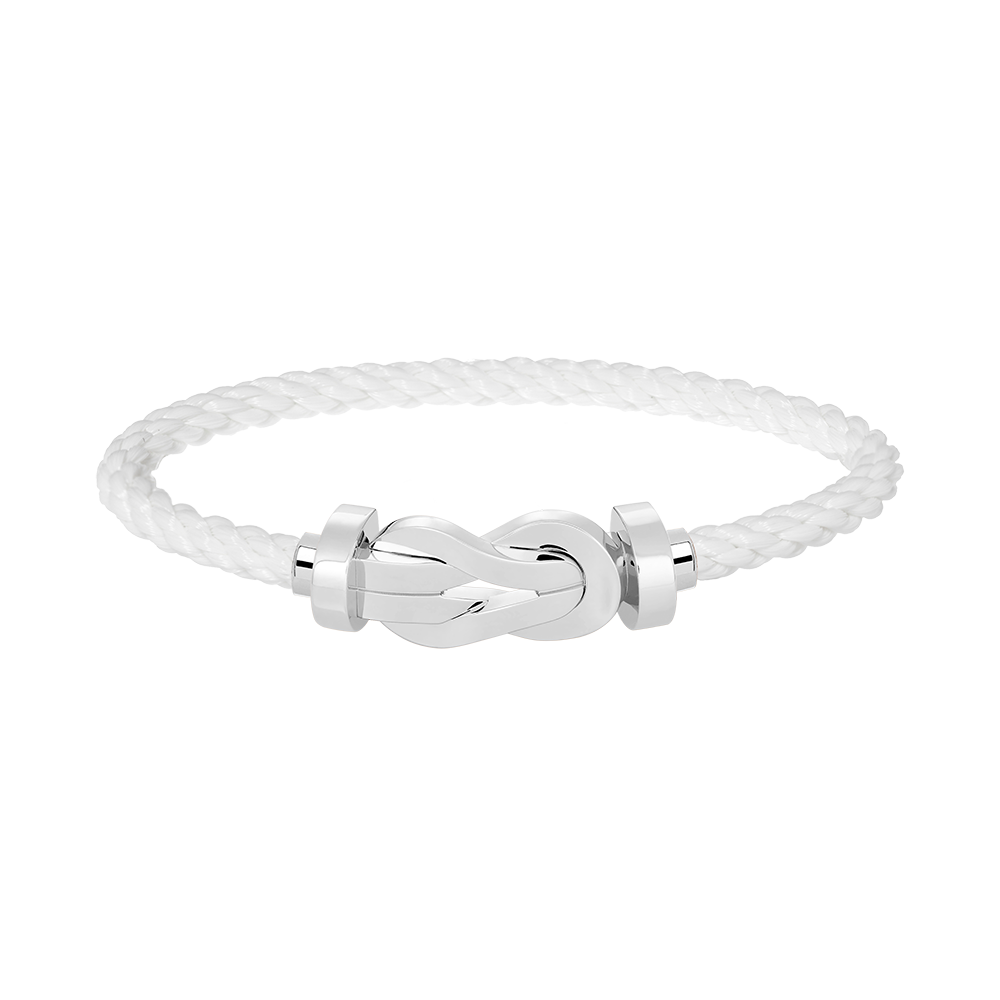 [CiCi]CHANCE LARGE 8 FIGURE BUCKLE NO DIAMOND BRACELET SILVER
