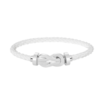[CiCi]CHANCE LARGE 8 FIGURE BUCKLE NO DIAMOND BRACELET SILVER