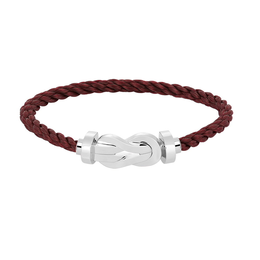 [CiCi]CHANCE LARGE 8 FIGURE BUCKLE NO DIAMOND BRACELET SILVER
