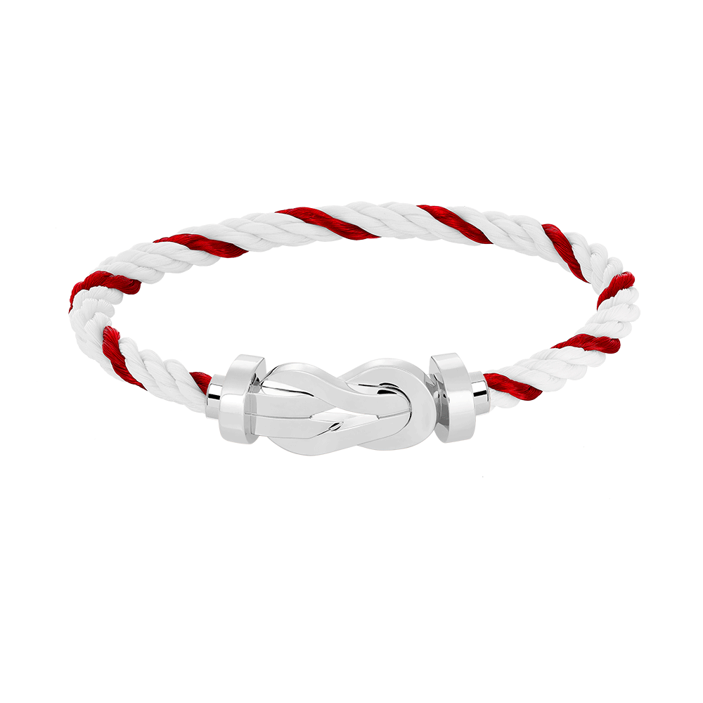 [CiCi]CHANCE LARGE 8 FIGURE BUCKLE NO DIAMOND BRACELET SILVER
