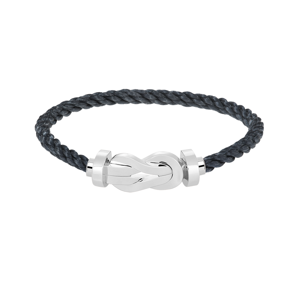 [CiCi]CHANCE LARGE 8 FIGURE BUCKLE NO DIAMOND BRACELET SILVER