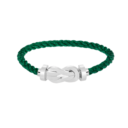[CiCi]CHANCE LARGE 8 FIGURE BUCKLE NO DIAMOND BRACELET SILVER
