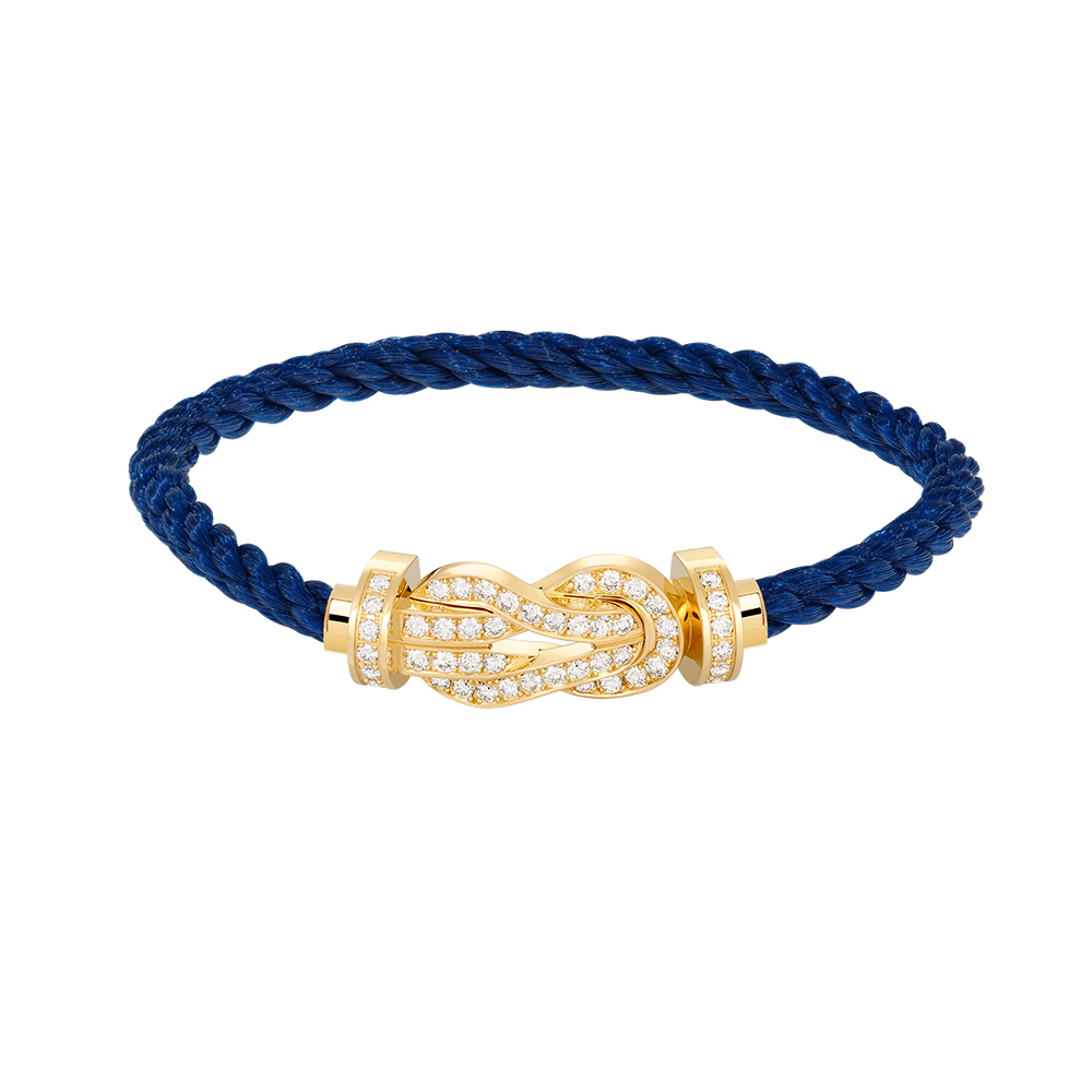 [CiCi]CHANCE LARGE 8 FIGURE BUCKLE FULLDIAMOND BRACELET GOLD