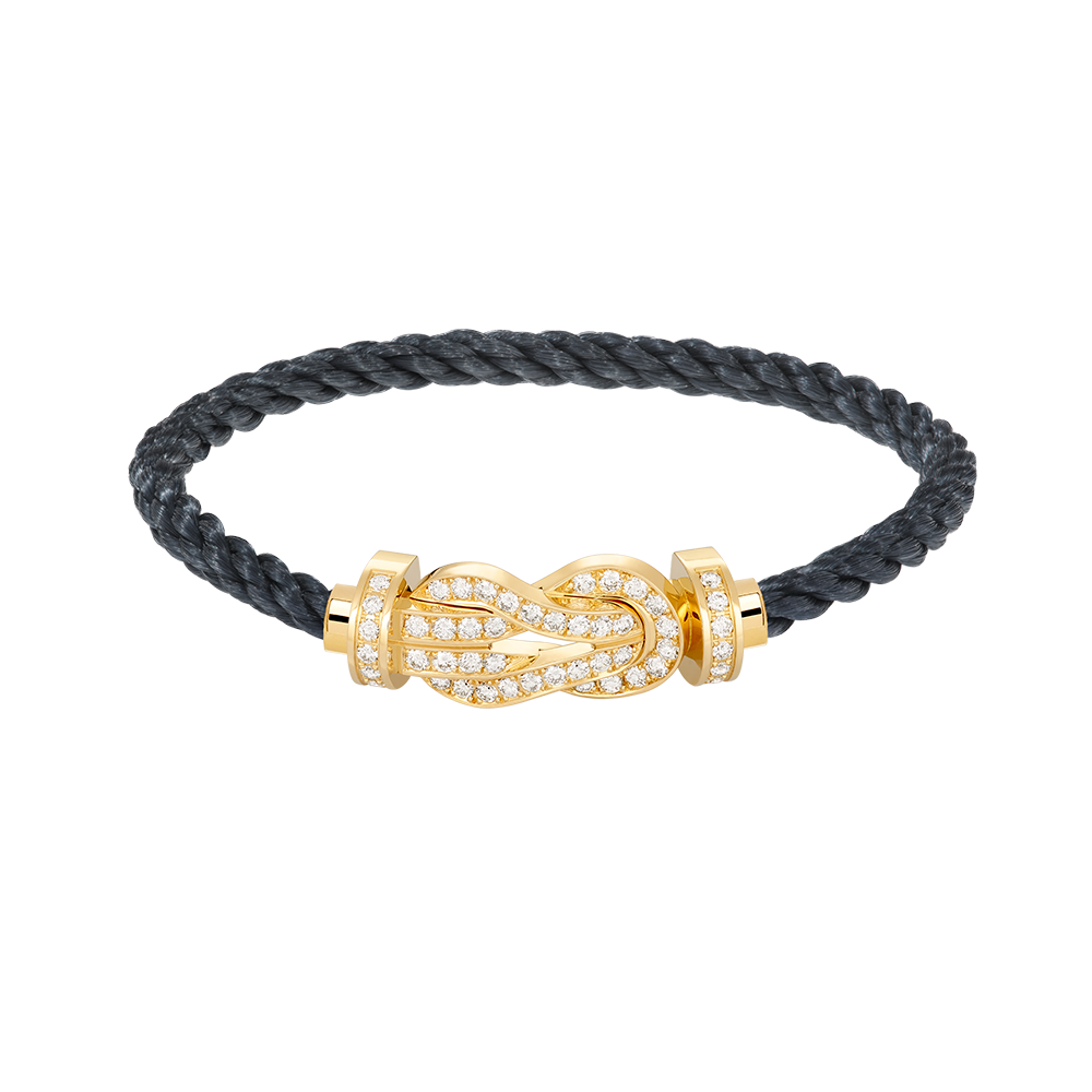 [CiCi]CHANCE LARGE 8 FIGURE BUCKLE FULLDIAMOND BRACELET GOLD