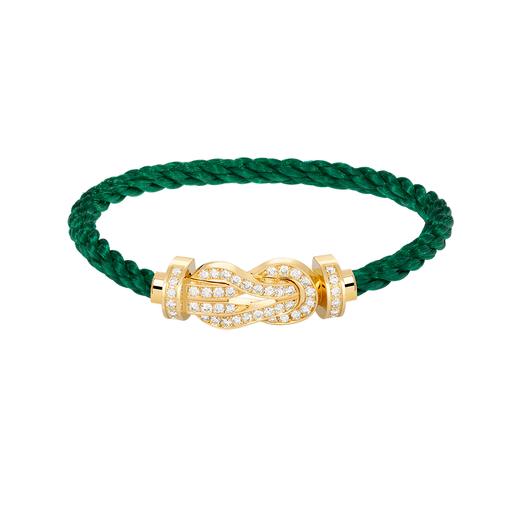 [CiCi]CHANCE LARGE 8 FIGURE BUCKLE FULLDIAMOND BRACELET GOLD