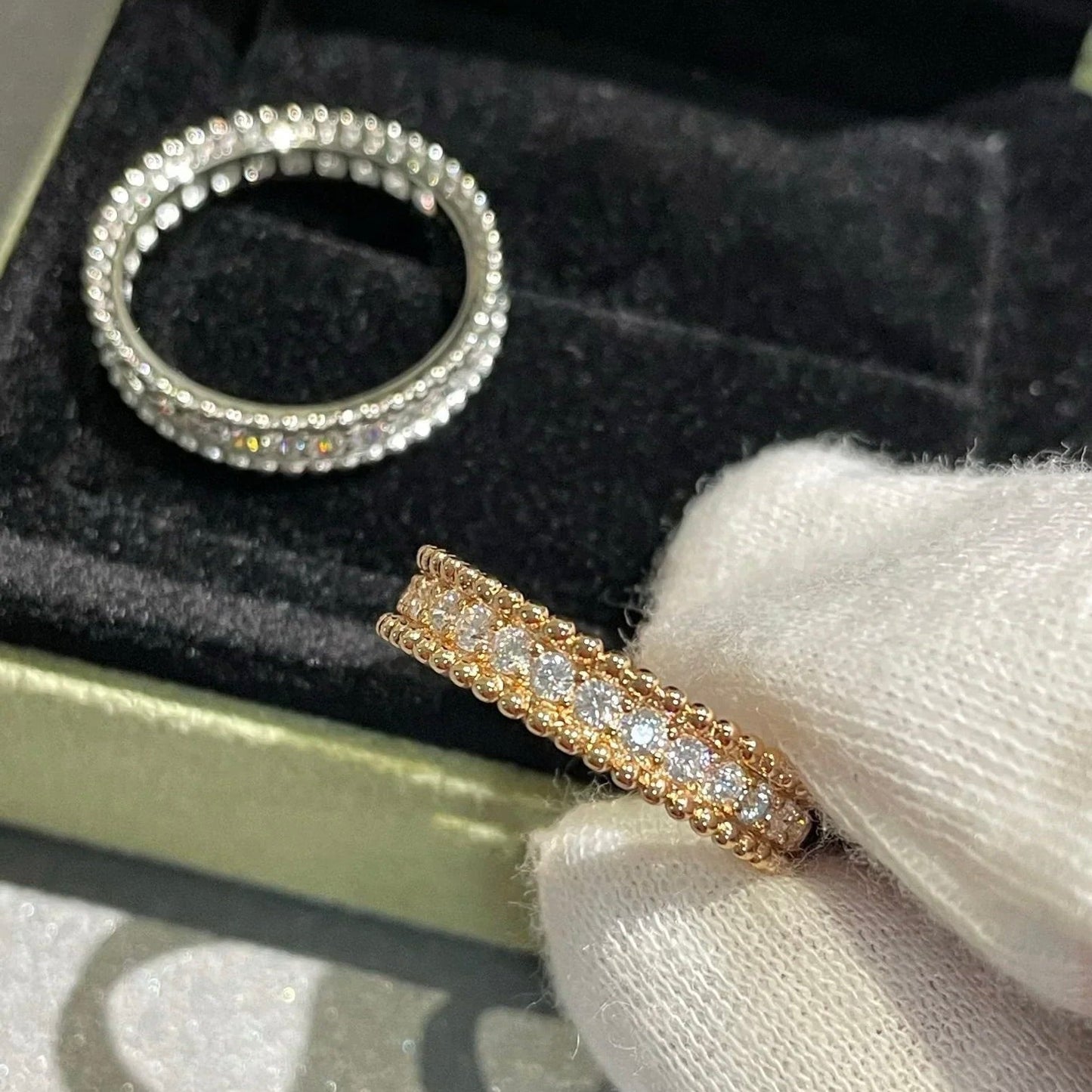 [CiCi]PERLEE DIAMOND SILVER RING