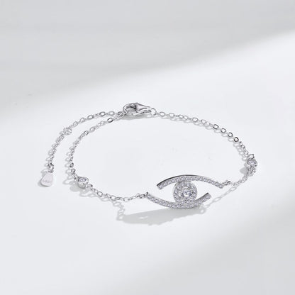 [CiCi]Lucky Eye Pave-Set Diamond Bracelet