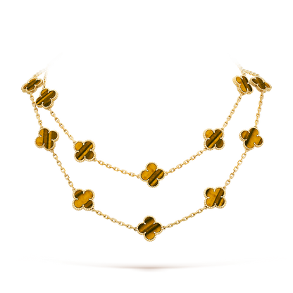 [CiCi]CLOVER 20 MOTIVE TIGER EYE ROSÉGOLD