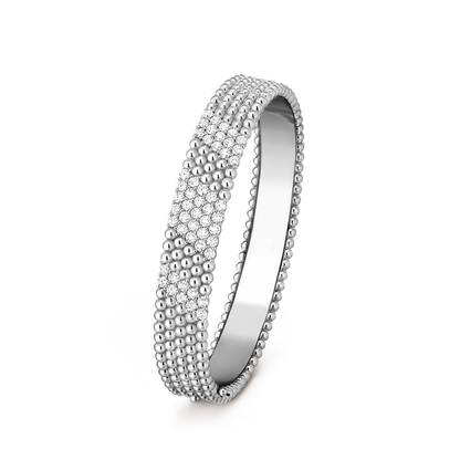 [CiCi]  FIVE-ROW DIAMOND BRACELET