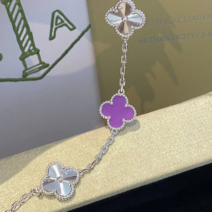 [CiCi] CLOVER 5 MOTIF VIOLET ARMBAND KOLLEKTION