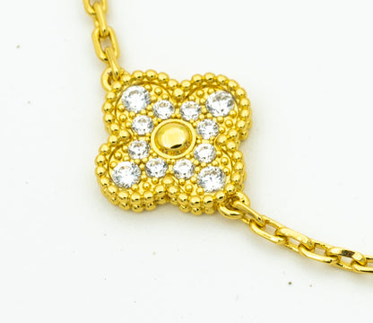[CiCi] CLOVER 5 MOTIF LASER BRACELET COLLECTION