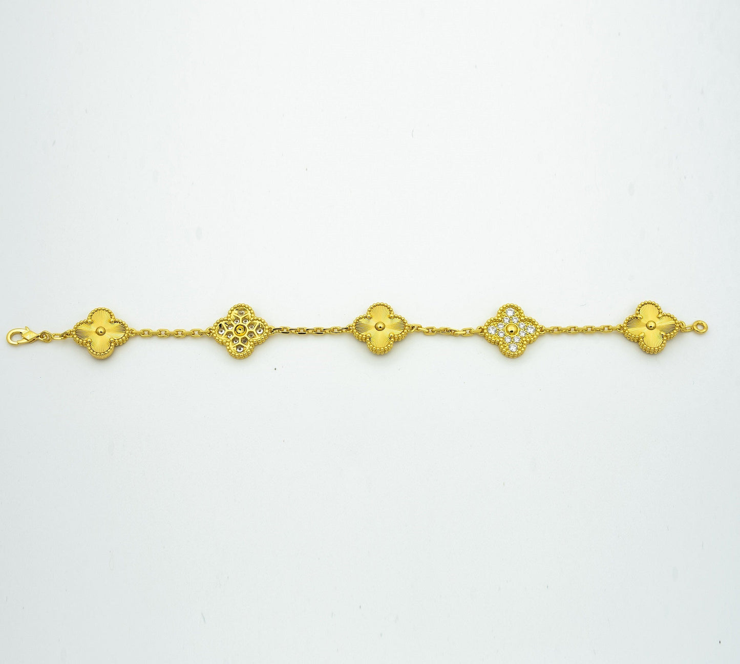 [CiCi] CLOVER 5 MOTIF LASER BRACELET COLLECTION