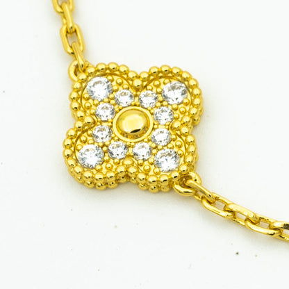 [CiCi] CLOVER 5 MOTIF LASER BRACELET COLLECTION