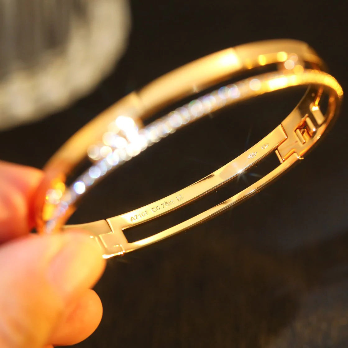 [CiCi]Move Romane Diamond Bangle Bracelet