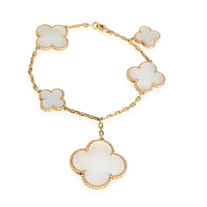 [CiCi]MAGIC CLOVER MOP GOLD BRACELET 5 MOTIFS