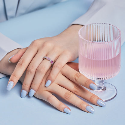 [CiCi]Unique Colorful Emerald Cut Party Ring