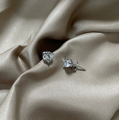 [CiCi]Dainty Round Shape Earrings