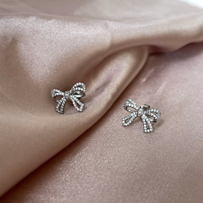 [CiCi]Dainty Bow Shape Earrings
