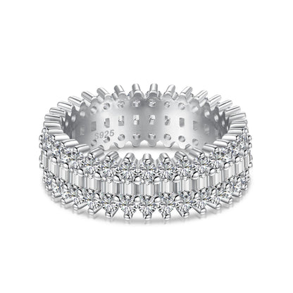 [CiCi]Ornate Colorful Radiant Cut Daily Ring