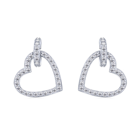 [CiCi]Dainty Heart Shape Earrings