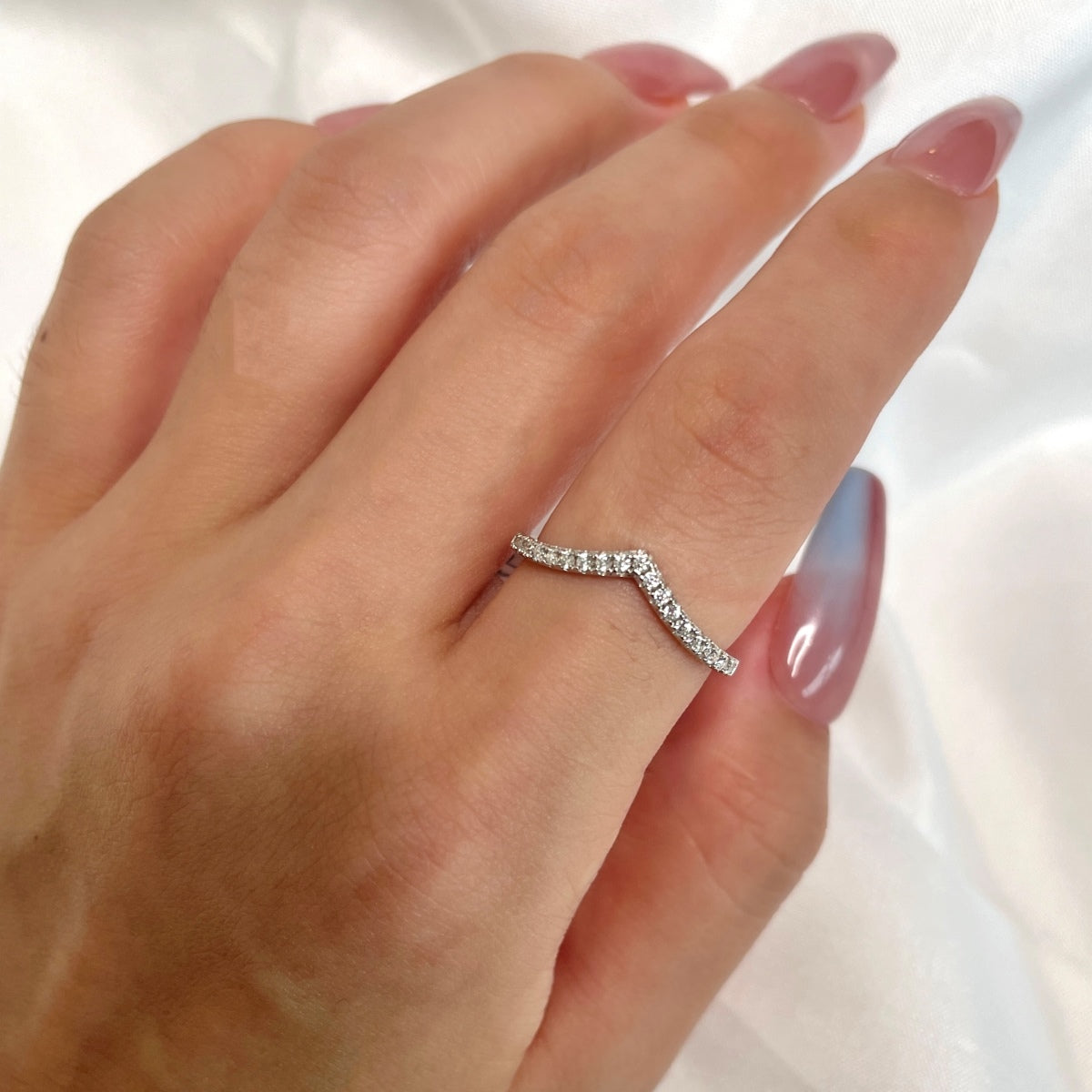 [CiCi]Elaborate Tennis Band Ring