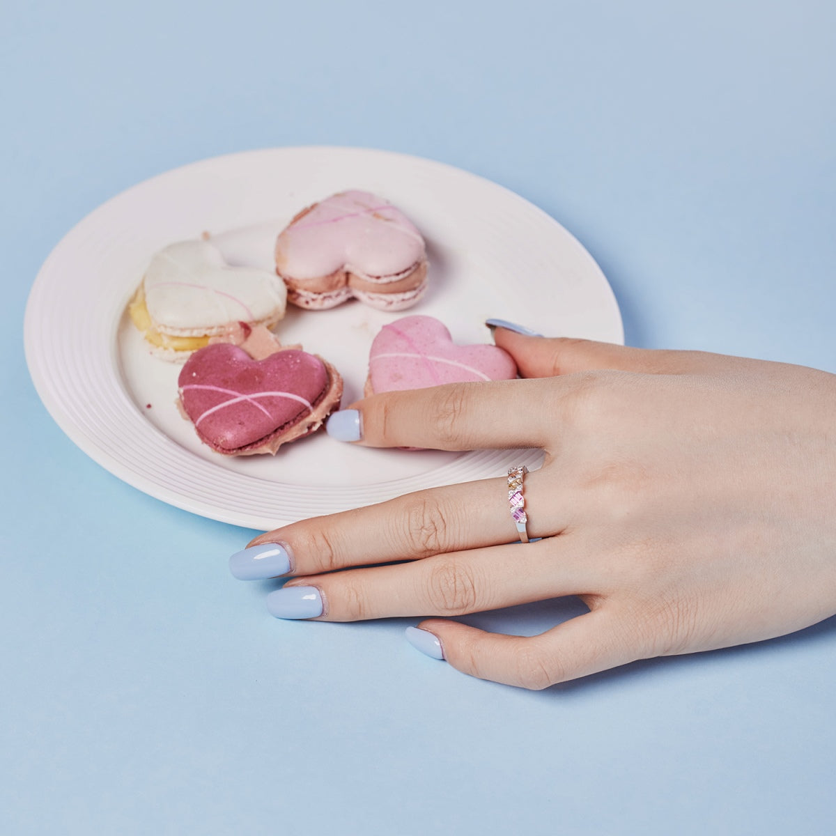 [CiCi]Delicate Vibrant Emerald Cut Daily Ring
