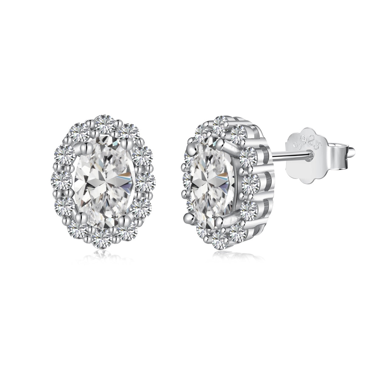 [CiCi]Delicate Unique Oval Cut Daily Earrings