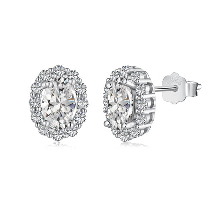 [CiCi]Delicate Unique Oval Cut Daily Earrings