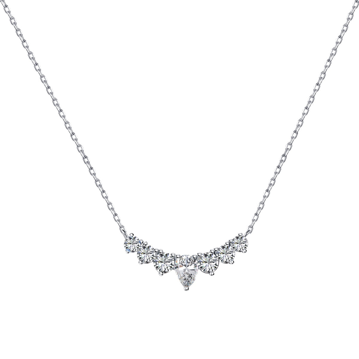 [CiCi]Dainty Colorful Heart Necklace
