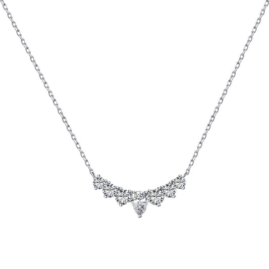 [CiCi]Dainty Colorful Heart Necklace