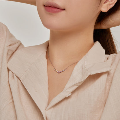 [CiCi]Dazzling Rainbow Necklace