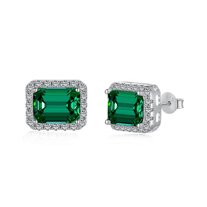 [CiCi]Luxurious Dainty Emerald Cut Banquet Earrings