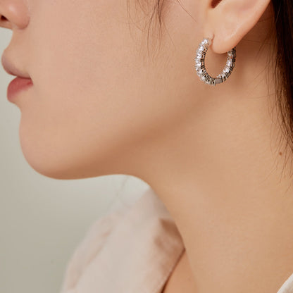 [CiCi]Unique Round Cut Daily Earrings